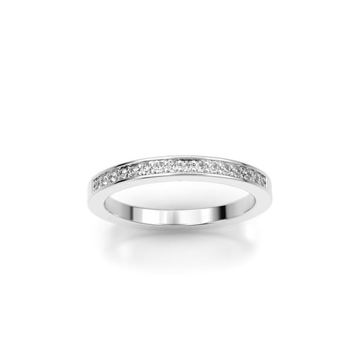 Förlovningsring Vigselring, Square allians faden 0,16ct